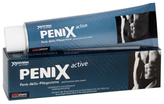 Возбуждающий крем для мужчин PeniX active - 75 мл. - Joy Division - купить с доставкой в Улан-Удэ