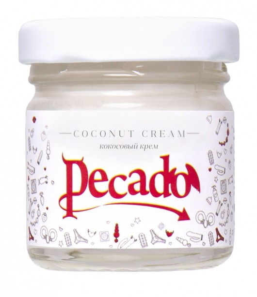 Массажная свеча Сoconut Cream - 35 мл. - Pecado - купить с доставкой в Улан-Удэ