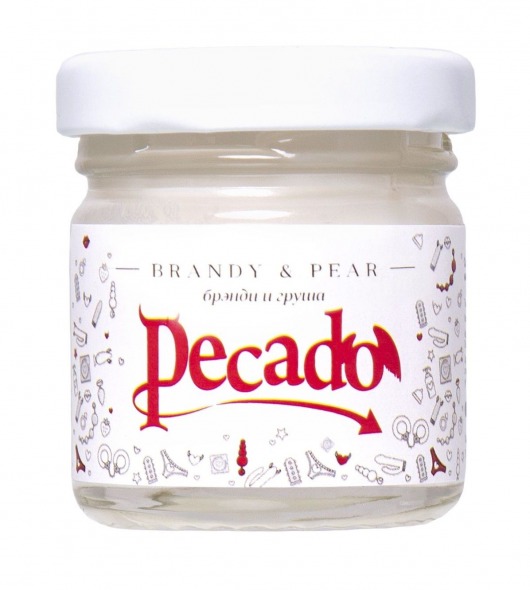 Массажная свеча Brandy   Pear - 35 мл. - Pecado - купить с доставкой в Улан-Удэ