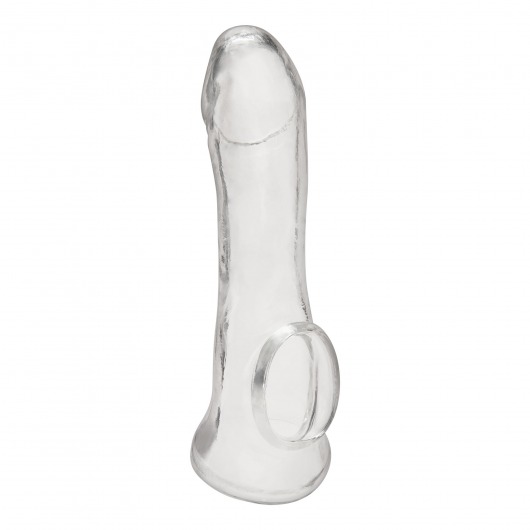Прозрачная насадка на пенис Transparent Penis Enhancing Sleeve Extension - 15,9 см. - BlueLine - в Улан-Удэ купить с доставкой