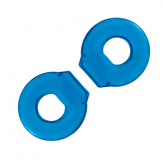 Комплект из двух колец для пениса 2-Pack Ultra-Stretch Stamina Endurance Ring - BlueLine - в Улан-Удэ купить с доставкой
