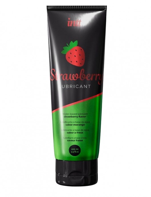 Смазка на водной основе с ароматом клубники Strawberry Lubricant - 100 мл. - INTT - купить с доставкой в Улан-Удэ