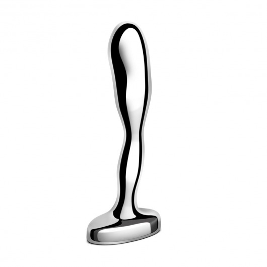 Стальной стимулятор простаты Stainless Steel Prostate Plug - 11,5 см. - b-Vibe - в Улан-Удэ купить с доставкой