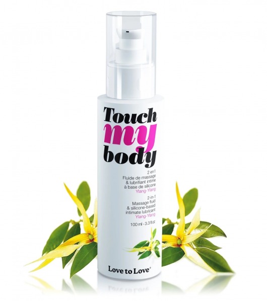 Силиконовый лубрикант 2-в-1 Touch My Body с ароматом иланг-иланга - 100 мл. - Love to Love - купить с доставкой в Улан-Удэ