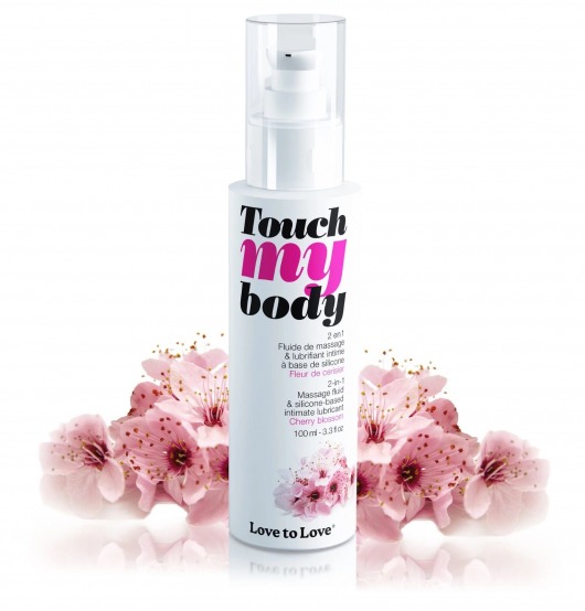 Силиконовый лубрикант 2-в-1 Touch My Body с ароматом вишнёвого цвета - 100 мл. - Love to Love - купить с доставкой в Улан-Удэ