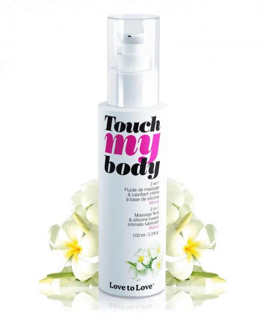 Силиконовый лубрикант 2-в-1 Touch My Body с ароматом моной - 100 мл. - Love to Love - купить с доставкой в Улан-Удэ