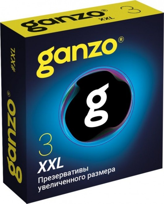 Презервативы увеличенного размера Ganzo XXL - 3 шт. - Ganzo - купить с доставкой в Улан-Удэ