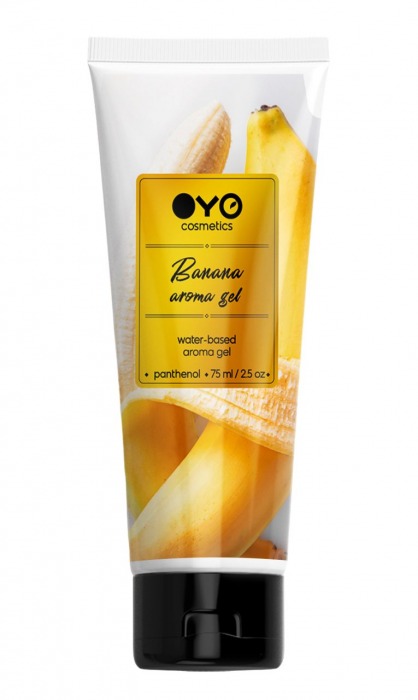 Лубрикант на водной основе OYO Aroma Gel Banana с ароматом банана - 75 мл. - OYO - купить с доставкой в Улан-Удэ