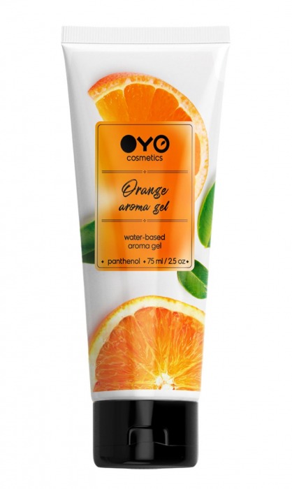 Лубрикант на водной основе OYO Aroma Gel Orange с ароматом апельсина - 75 мл. - OYO - купить с доставкой в Улан-Удэ