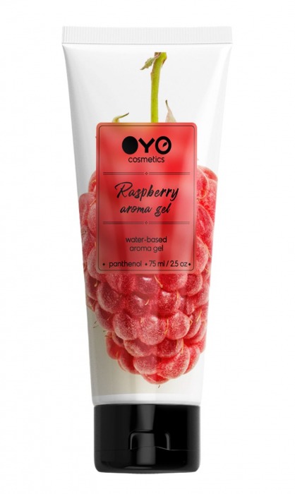 Лубрикант на водной основе OYO Aroma Gel Raspberry с ароматом малины - 75 мл. - OYO - купить с доставкой в Улан-Удэ
