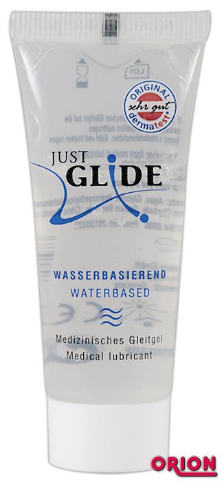 Вагинальная смазка на водной основе JUSTGLIDE - 20 мл. - Orion - купить с доставкой в Улан-Удэ