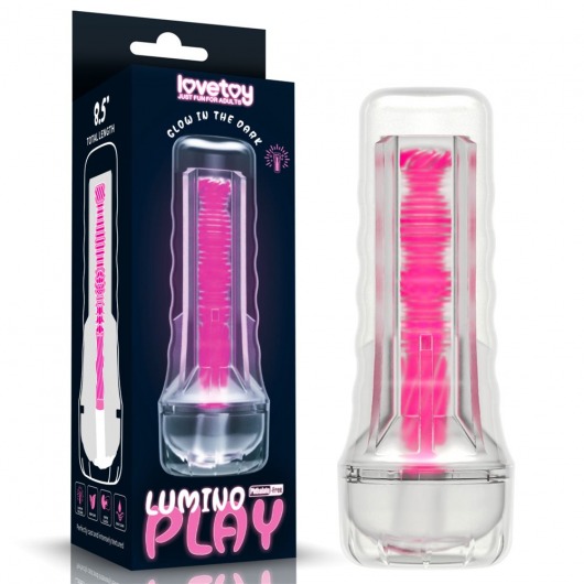 Светящийся в темноте мастурбатор 8.5 Lumino Play Masturbator - Lovetoy - в Улан-Удэ купить с доставкой