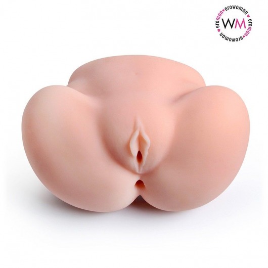 Реалистичный мастурбатор с двумя функциональными отверстиями - Erowoman-Eroman - в Улан-Удэ купить с доставкой