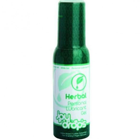 Смазка на водной основе JoyDrops Herbal - 100 мл. - JoyDrops - купить с доставкой в Улан-Удэ
