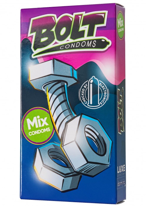 Набор презервативов Bolt Condoms - Luxe - купить с доставкой в Улан-Удэ