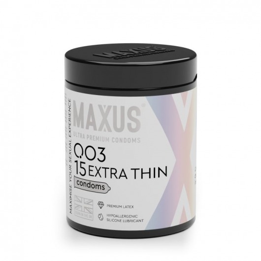 Экстремально тонкие презервативы MAXUS 003 Extra Thin - 15 шт. - Maxus - купить с доставкой в Улан-Удэ