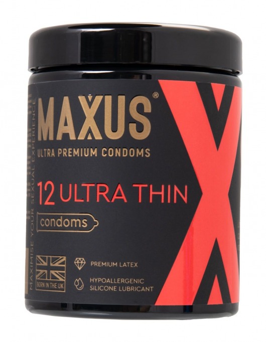 Ультратонкие презервативы MAXUS Ultra Thin - 12 шт. - Maxus - купить с доставкой в Улан-Удэ