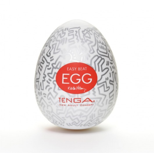 Мастурбатор-яйцо Keith Haring EGG PARTY - Tenga - в Улан-Удэ купить с доставкой
