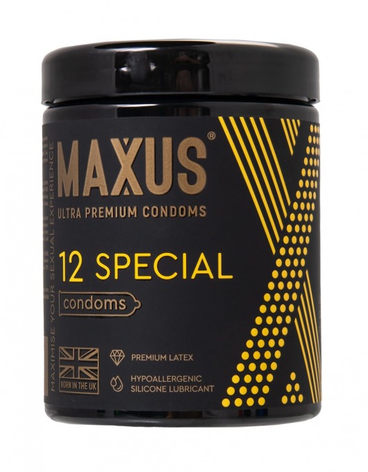 Презервативы с точками и рёбрами MAXUS Special - 12 шт. - Maxus - купить с доставкой в Улан-Удэ