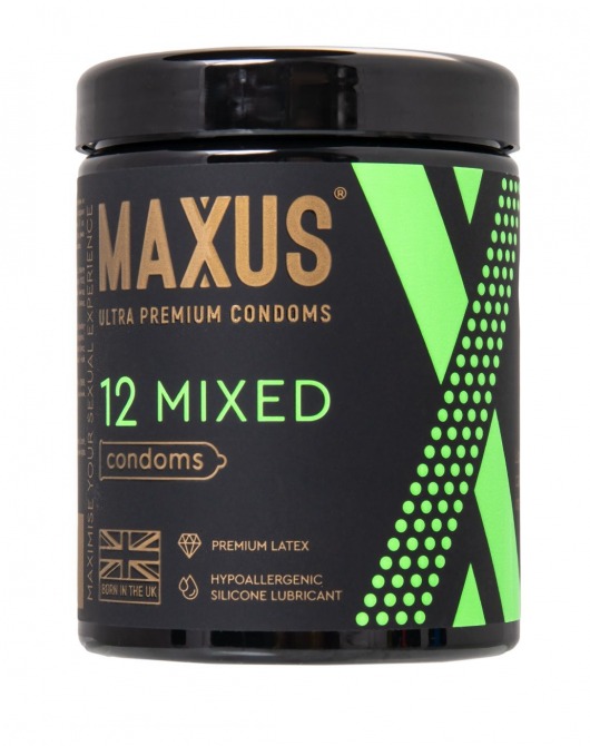 Презервативы MAXUS Mixed - 12 шт. - Maxus - купить с доставкой в Улан-Удэ