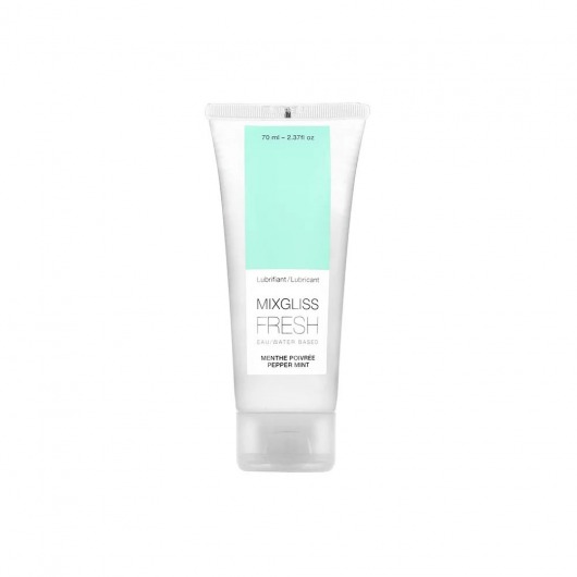 Лубрикант с охлаждающим эффектом Mixgliss Fresh Pepper Mint - 70 мл. - Strap-on-me - купить с доставкой в Улан-Удэ
