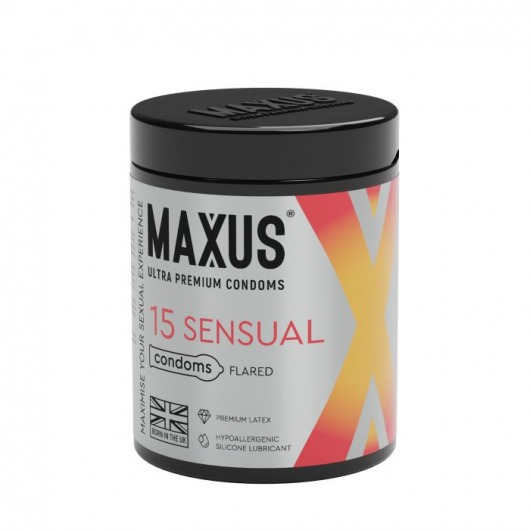 Анатомические презервативы MAXUS Sensual - 15 шт. - Maxus - купить с доставкой в Улан-Удэ