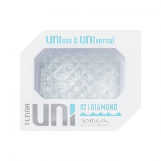 Прозрачный мастурбатор-стимулятор Tenga Uni Diamond - Tenga - в Улан-Удэ купить с доставкой