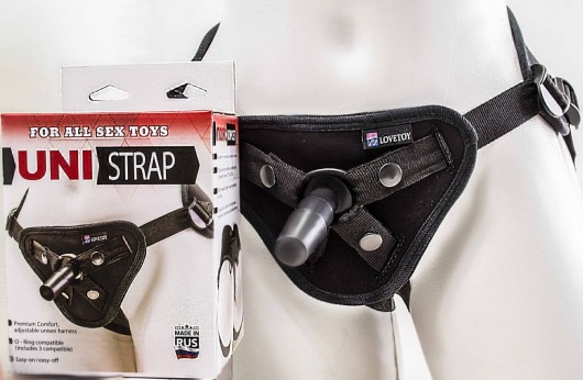 Универсальные трусики Harness UNI strap с корсетом - LOVETOY (А-Полимер) - купить с доставкой в Улан-Удэ