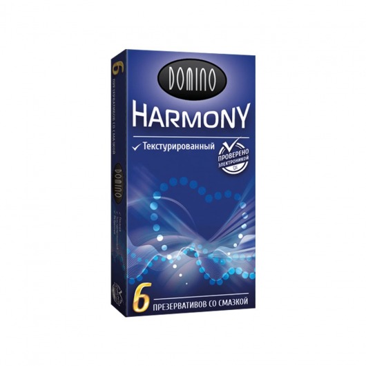 Текстурированные презервативы Domino Harmony - 6 шт. - Domino - купить с доставкой в Улан-Удэ