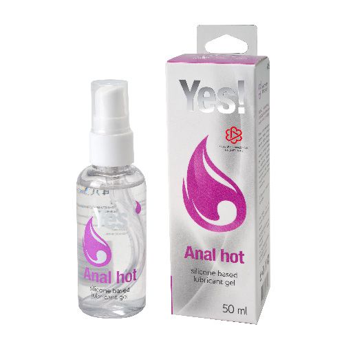 Согревающая силиконовая гель-смазка Yes Anal hot - 50 мл. - Sitabella - купить с доставкой в Улан-Удэ