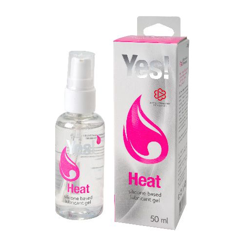 Возбуждающая силиконовая вагинальная смазка Yes Heat - 50 мл. - Sitabella - купить с доставкой в Улан-Удэ