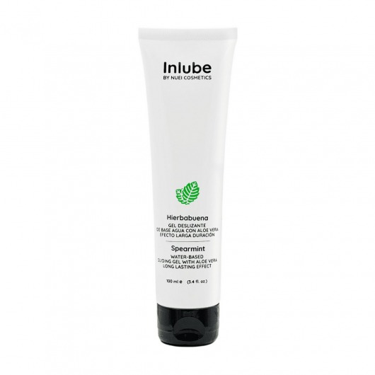 Водный лубрикант Nuei Inlube с алоэ вера и ароматом мяты - 100 мл. - Nuei cosmetics - купить с доставкой в Улан-Удэ
