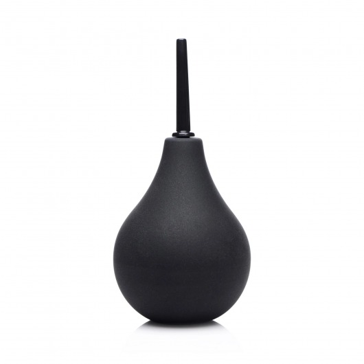 Черный анальный душ Thin Tip Enema Bulb - XR Brands - купить с доставкой в Улан-Удэ