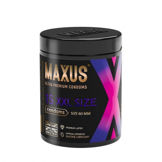 Презервативы увеличенного размера Maxus XXL - 15 шт. - Maxus - купить с доставкой в Улан-Удэ