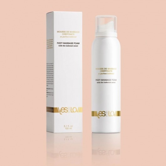 Массажная пена Fizzy Massage Foam - 150 мл. - YESforLOV - купить с доставкой в Улан-Удэ