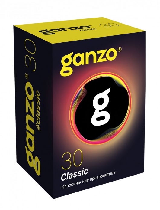 Классические презервативы с обильной смазкой Ganzo Classic - 30 шт. - Ganzo - купить с доставкой в Улан-Удэ