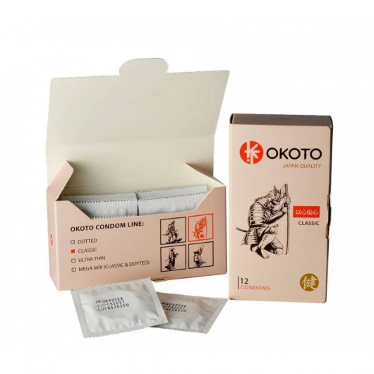 Презервативы OKOTO Classic - 12 шт. - Sitabella - купить с доставкой в Улан-Удэ