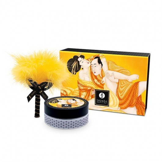 Массажная пудра с ароматом манго Luscious Mango - Shunga - купить с доставкой в Улан-Удэ