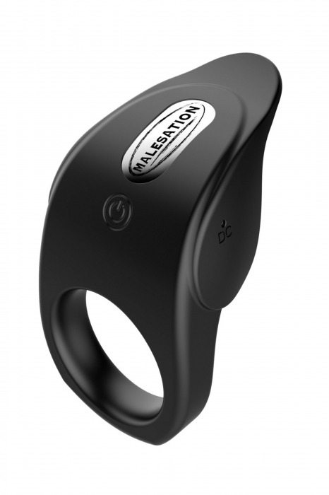 Черное эрекционное виброкольцо Vibro Lust Ring - MALESATION - в Улан-Удэ купить с доставкой