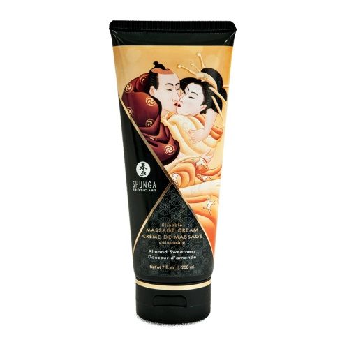 Массажный крем для тела с ароматом миндаля Almond Sweetness - 200 мл. - Shunga - купить с доставкой в Улан-Удэ