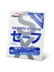 Презерватив Sagami Xtreme Ultrasafe с двойным количеством смазки - 1 шт. - Sagami - купить с доставкой в Улан-Удэ