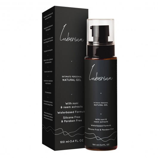 Интимный гель на водной основе с экстрактами нони и нима Luberium Natural Gel - 100 мл. - Luberium - купить с доставкой в Улан-Удэ