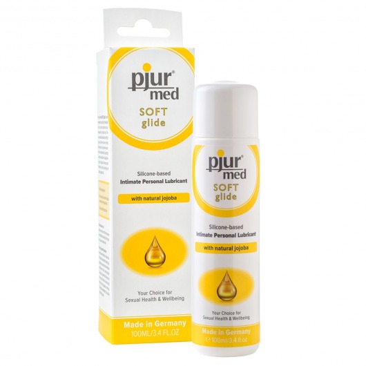 Силиконовый лубрикант с жожоба pjur MED Soft glide - 100 мл. - Pjur - купить с доставкой в Улан-Удэ