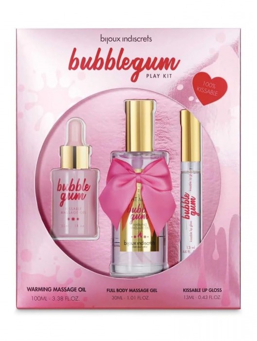 Набор средств для массажа и ласк Bubblegum Play Kit - Bijoux Indiscrets - купить с доставкой в Улан-Удэ