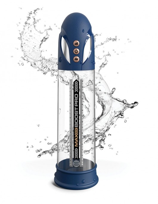Синяя вакуумная автоматическая помпа Max Boost Pro Flow - Pipedream - в Улан-Удэ купить с доставкой