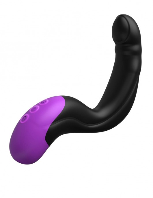 Черно-фиолетовый вибромассажёр простаты Hyper-Pulse P-Spot Massager - Pipedream - в Улан-Удэ купить с доставкой
