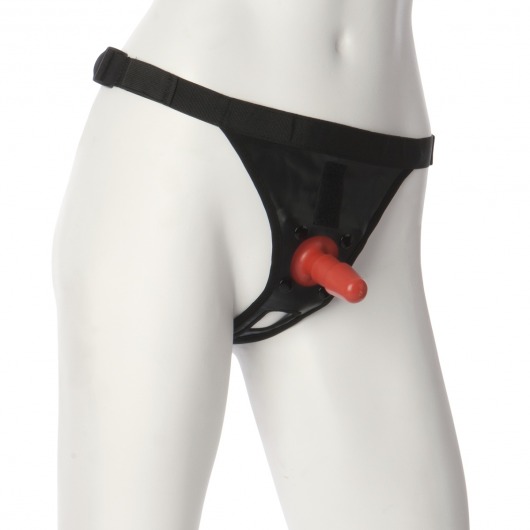 Трусики со штырьком для фиксации насадок Ultra Harness with Plug - Doc Johnson - купить с доставкой в Улан-Удэ