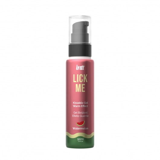 Гель Lick Me с согревающим эффектом и ароматом арбуза - 50 мл. - INTT - купить с доставкой в Улан-Удэ