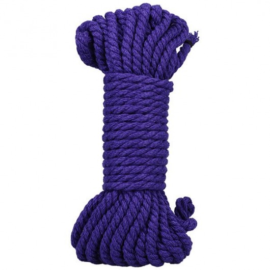 Фиолетовая верёвка для связывания и фиксации Bind Tie - 9,14 м. - Doc Johnson - купить с доставкой в Улан-Удэ