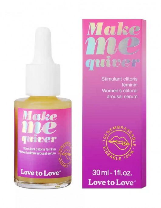 Возбуждающие капли для клитора Make Me Quiver - 30 мл. - Love to Love - купить с доставкой в Улан-Удэ